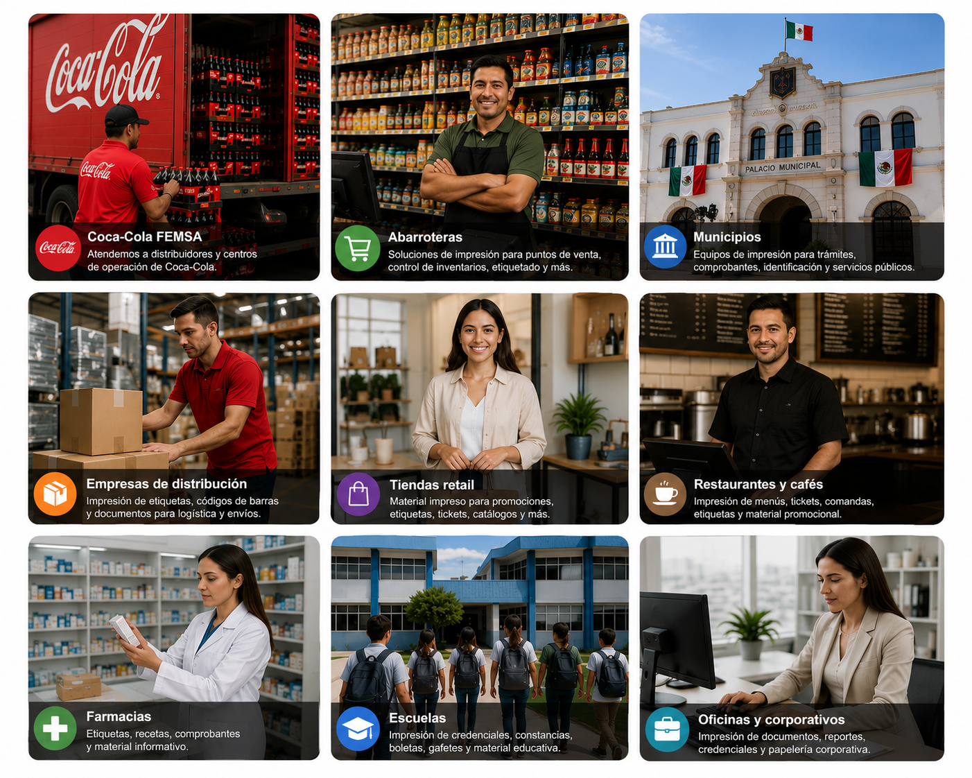 Trabajos realizados por Impresos Publigrab