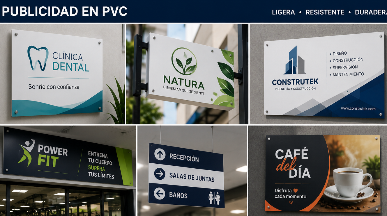 Publicidad en PVC