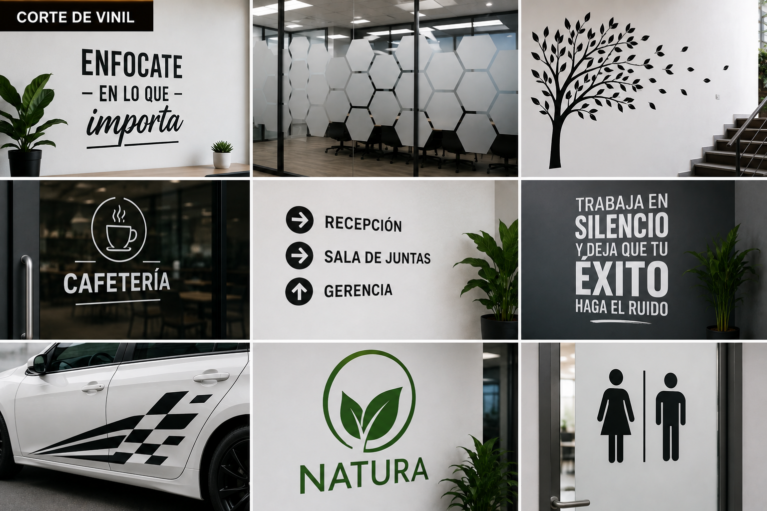 Vinil de corte con logotipo
